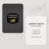 Slank professioneel/lion visitekaartje (Voorkant / Achterkant)