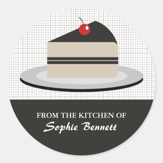 Slank Ronde Sticker (Voorkant)