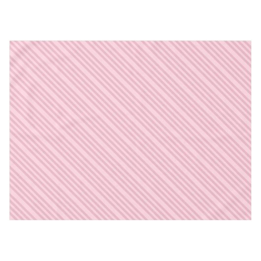Slank roze diagonaal gestreept tafelkleed (Voorkant (Horizontaal))