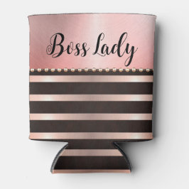 Slank roze staffelaar blikjeskoeler