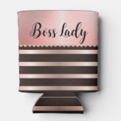 Slank roze staffelaar blikjeskoeler (Achterkant)