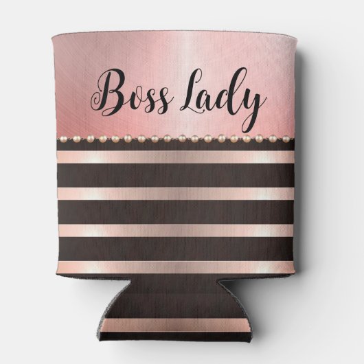 Slank roze staffelaar blikjeskoeler (Achterkant)