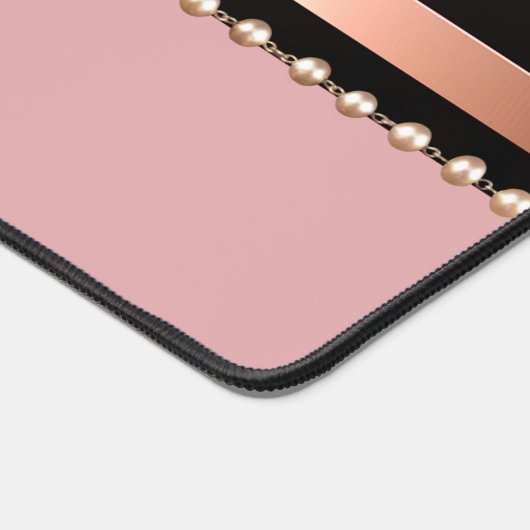 Slank roze staffelaar bureaumat (Hoek)