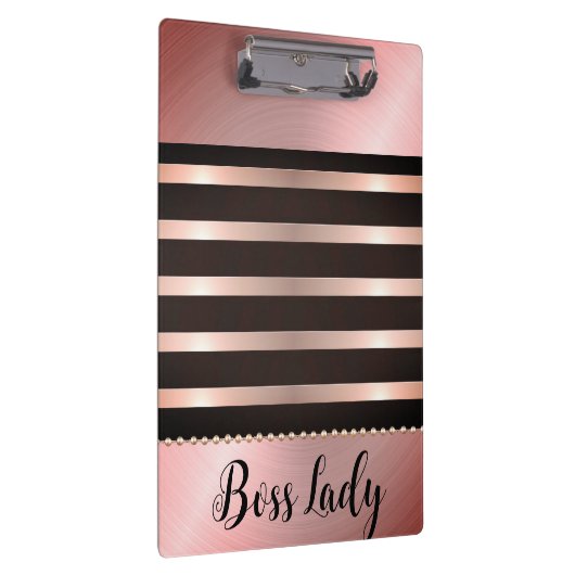 Slank roze staffelaar klembord (Rechts)