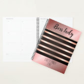 Slank roze staffelaar planner (Display)