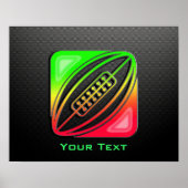 Slank Rugby Poster (Voorkant)