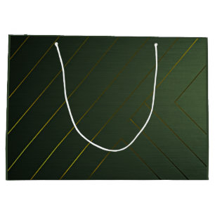 Slank Sage Green en Gold Groot Cadeauzakje