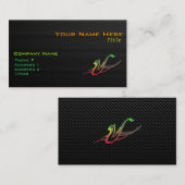 Slank Saxophone Visitekaartje (Voorkant / Achterkant)