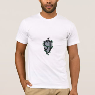 "Slank Serpent Shield T-shirt ontwerp"