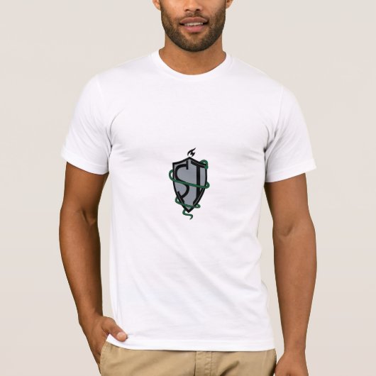 "Slank Serpent Shield T-shirt ontwerp" (Voorkant)