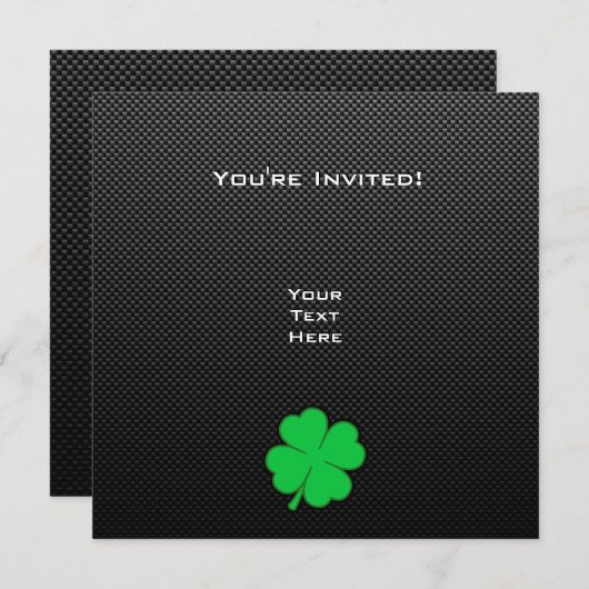 Slank Shamrock Kaart (Voorkant / Achterkant)