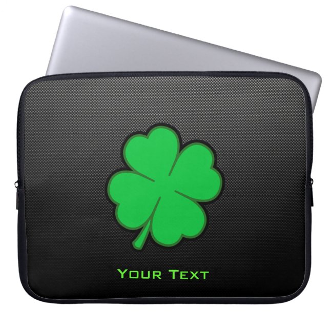 Slank Shamrock Laptop Sleeve (Voorkant)