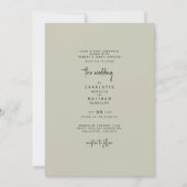 Slank & Simple Tan & Black Weddenschap Kaart (Voorkant)