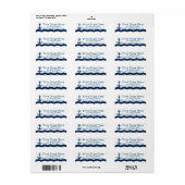 Slank, standaard anker etiket (Full Sheet)