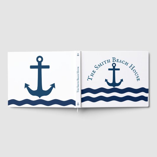 Slank, standaard anker gastenboek (Volledig)