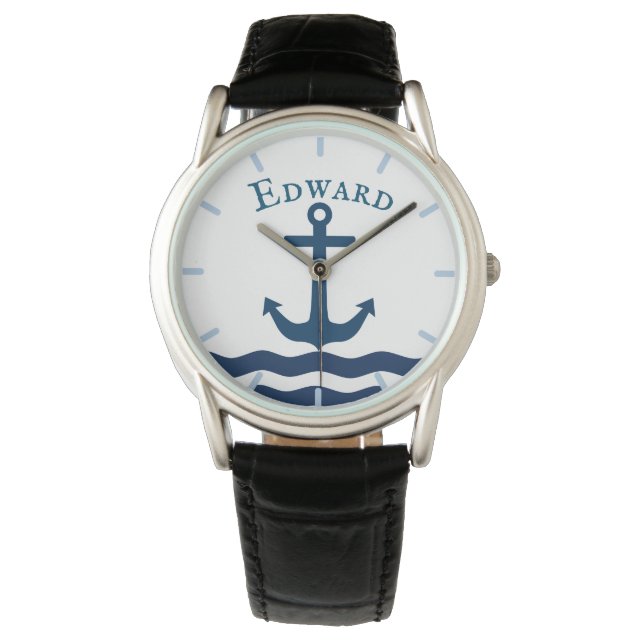Slank, standaard anker horloge (Voorkant)