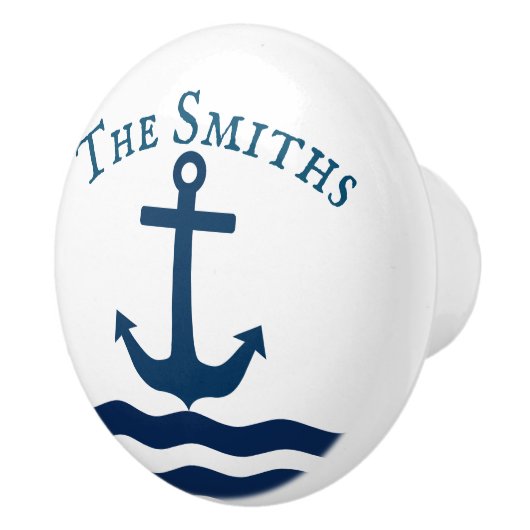 Slank, standaard anker keramische knop (Rechts)