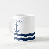 Slank, standaard anker koffiemok (Voorkant links)