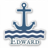 Slank, standaard anker sticker (Voorkant)