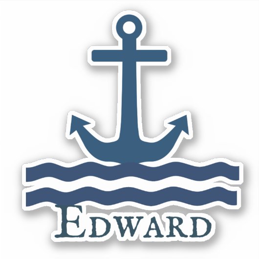 Slank, standaard anker sticker (Voorkant)