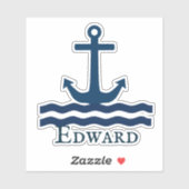 Slank, standaard anker sticker (Vel)