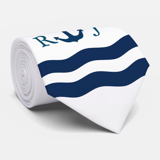 Slank, standaard anker stropdas (Opgerold)