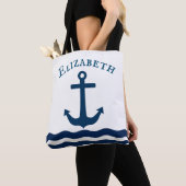 Slank, standaard anker tote bag (Dichtbij)