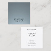 Slank, stijlvol vierkant design, modern design, lu vierkante visitekaartje (Voorkant / Achterkant)