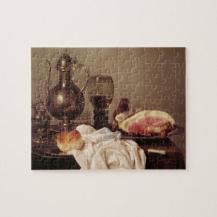 Slank stilleven (olie op het paneel) legpuzzel