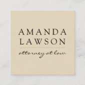 Slank Tan Grey (afspraak) Afsprakenkaartje (Voorkant)