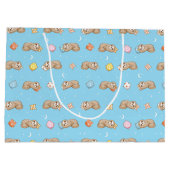 Slank tijdpatroon groot cadeauzakje (Achterkant)