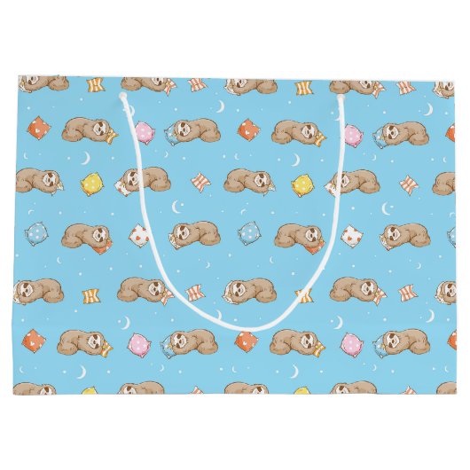 Slank tijdpatroon groot cadeauzakje (Achterkant)