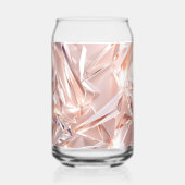 Slank Transparant Glas Effect Design blik glas (Voorkant)