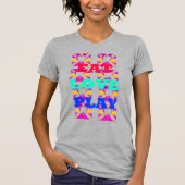 Slank uitgeruste liefde en PlayT-Shirt T-shirt (Voorkant)
