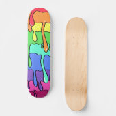 Slank uitstrijken van 90-seconden Retroregenboog Persoonlijk Skateboard (Voorkant)