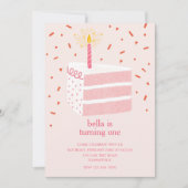 Slank van de Birthday Cake Kaart (Voorkant)