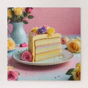 Slank van de Birthday Cake Legpuzzel