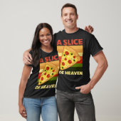 Slank van Heaven Design Fun Pizza T-shirt (Unisex)
