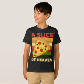 Slank van Heaven Design Fun Pizza T-shirt (Voorkant volledig)