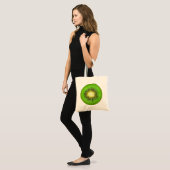 Slank van kiwi tote bag (Voorkant (model))