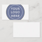 Slank, verfijnd en gepersonaliseerd visitekaartje (Voorkant / Achterkant)