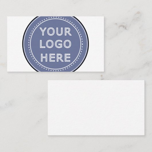 Slank, verfijnd en gepersonaliseerd visitekaartje (Voorkant / Achterkant)