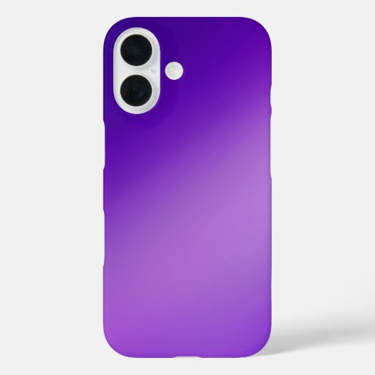 Slank violet Ombre – iPhone 16 Hoesje (Achterkant)
