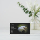 Slank visitekaartje met Eagle (Staand voorkant)