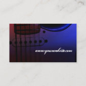 Slank Visitekaartje voor elektrisch gitaar (Achterkant)
