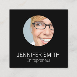 Slank voor bedrijven vierkante visitekaartje