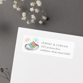 Slank voor persoonlijke liefdesparen retouradres etiket