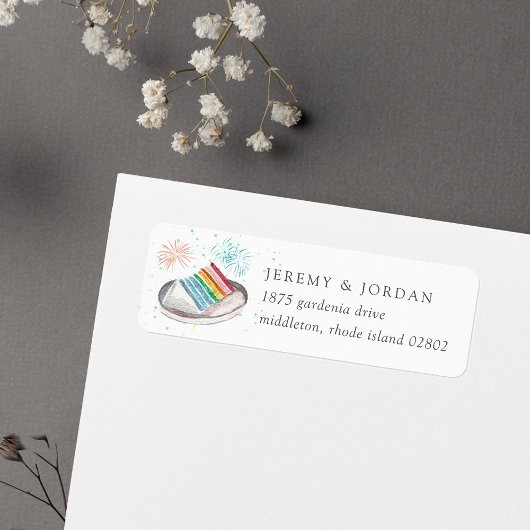 Slank voor persoonlijke liefdesparen retouradres etiket