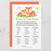 Slank vos Wat zit er in je handtas? (Voorkant / Achterkant)