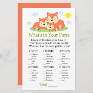 Slank vos Wat zit er in je handtas?